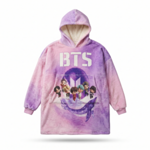 Jeti BTS - Hoodie Blanket Púrpura - Merch K-Pop
